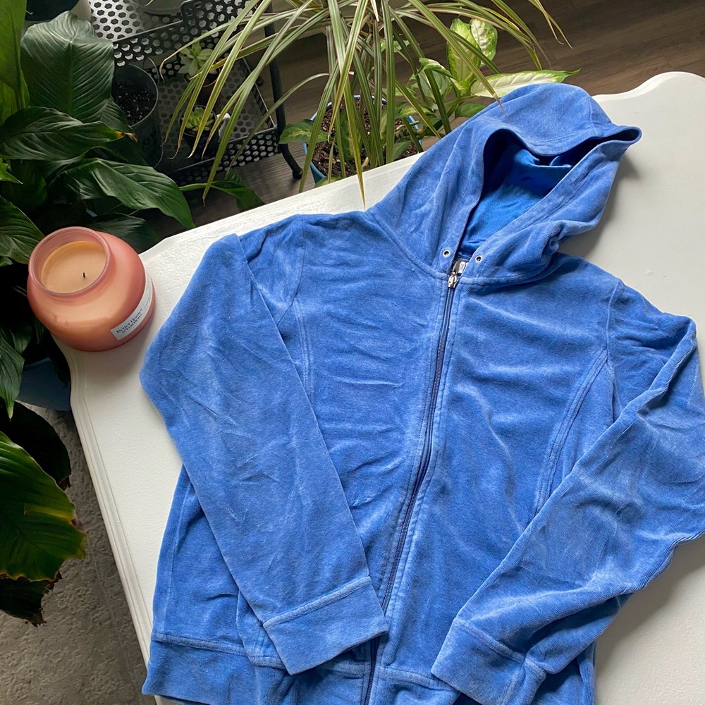 🌼2 for $5🌼y2k suede tracksuit top